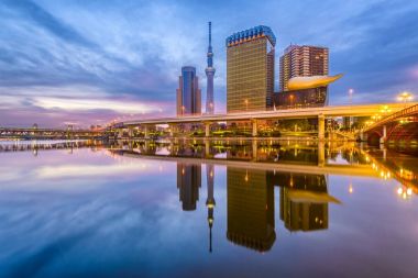Sumida nehir, Tokyo, Japonya