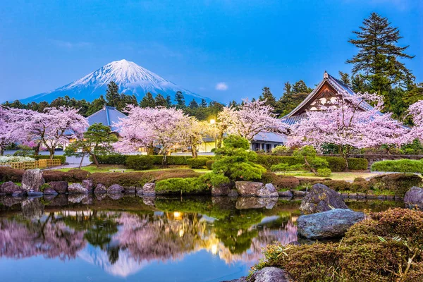 Shizuoka, Japan in het voorjaar — Stockfoto