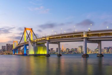 Rainbow Bridge Tokyo Japan clipart