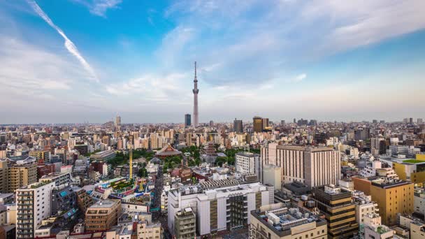 Tokyo Japan Skyline Toren — Stockvideo