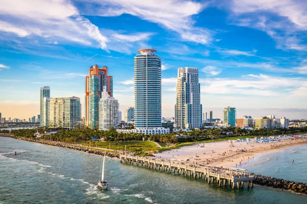 South Beach, Miami, Florida, Amerikai Egyesült Államok — Stock Fotó