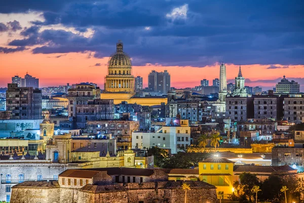 Havana, Kuba Panorama — Stock fotografie