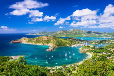 Shirley Heights, Antigua görünümü.