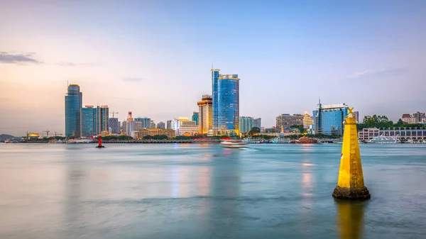 Xiamen, Čína panoráma — Stock fotografie