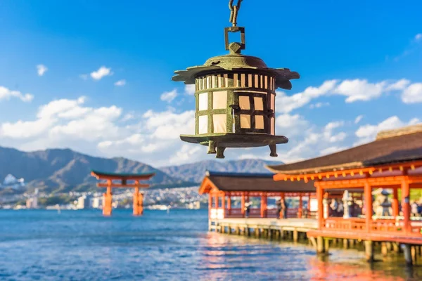 Miyajima Hiroshima Japan Itsukushima Schrein — Stockfoto