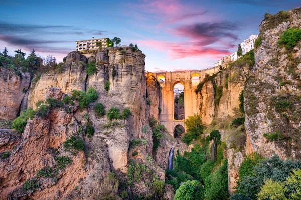 Ronda Spain Puente Nuevo Bridge — Stockfoto