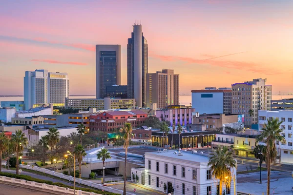 Skyline Corpus Christi, Техас, США — стокове фото