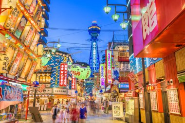 Osaka Japonya Shinsekai