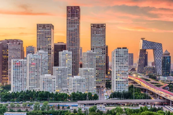 Beijinger Sonnenuntergangsszene — Stockfoto