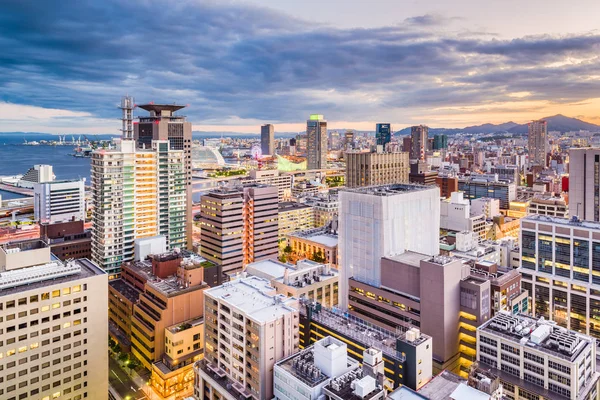 Kobe, Giappone Motomachi Cityscape — Foto Stock