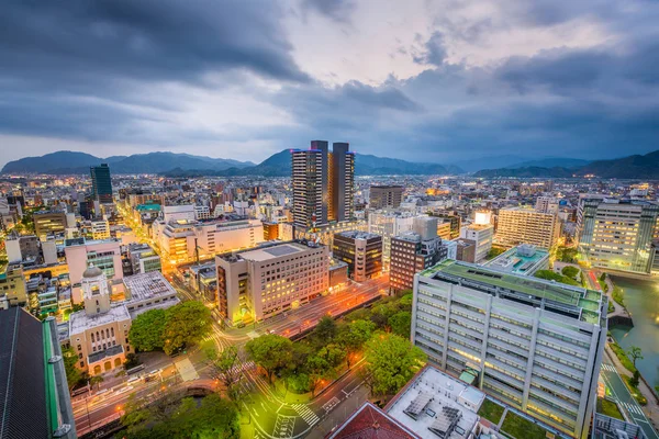 Ciudad de Shizuoka, Japón Skyline — Foto de Stock