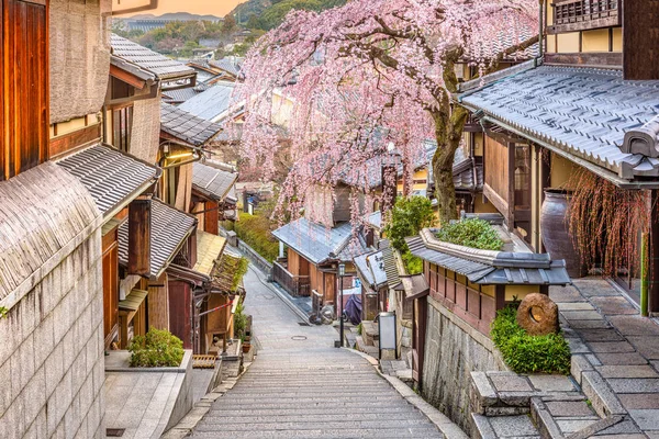 Kyoto Japan Spring Higashiyama Distrikt — Stockfoto