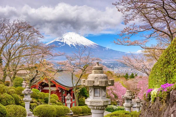 Hora Fuji na jaře — Stock fotografie