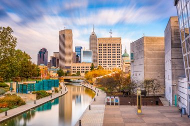 Indianapolis, Indiana, ABD Skyline