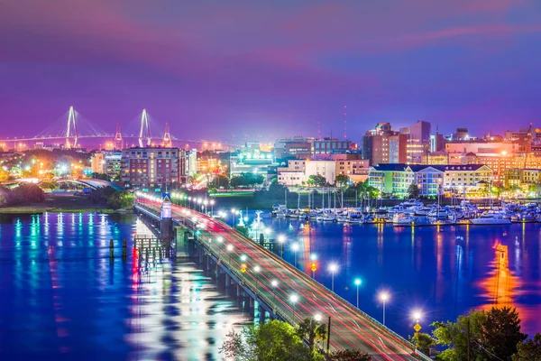 Charleston, Carolina del Sud, Stati Uniti Skyline — Foto Stock