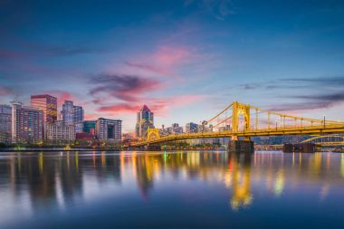 Pittsburgh, Pennsylvania, ABD Skyline