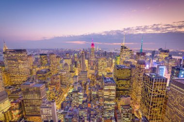 New York şehrinin silüeti