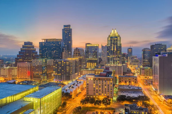 Gród Austin, Texas, Stany Zjednoczone Ameryki — Zdjęcie stockowe