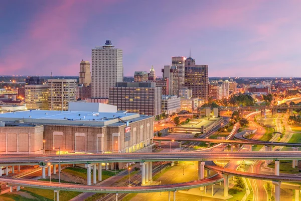 Memphis, Tennessee, Usa Panorama — Stock fotografie
