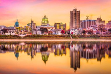 Harrisburg, Pennsylvania, ABD Skyline