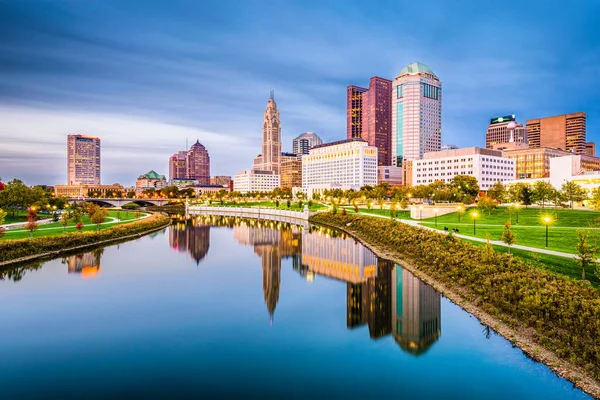 Columbus, Ohio, Amerika Birleşik Devletleri manzarası — Stok fotoğraf
