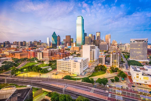 Skyline van Dallas, Texas, Verenigde Staten — Stockfoto