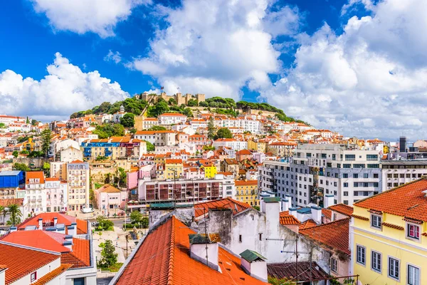 Lisszabon, Portugália-City Skyline — Stock Fotó