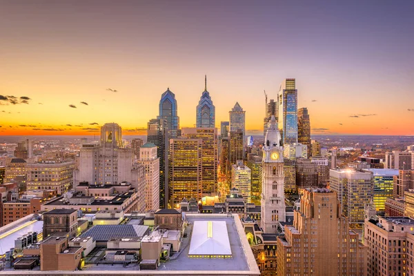 Ciudad de centro Philadelphia, Pennsylvania, Estados Unidos —  Fotos de Stock