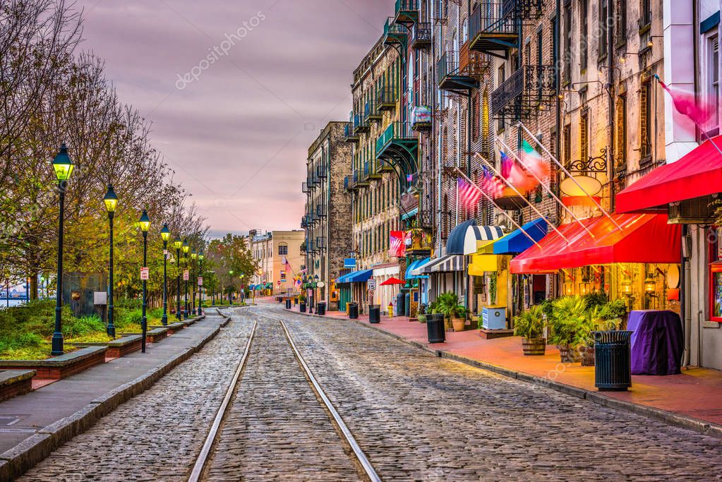 Imágenes: savannah | River Street, en Savannah, Georgia, Estados Unidos