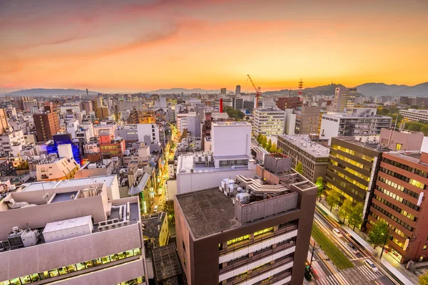 Panorama města Kumamoto, Japonsko — Stock fotografie