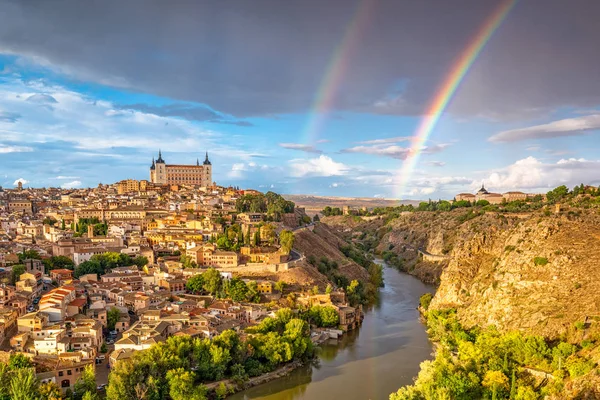 Skyline Toledo, Hiszpania — Zdjęcie stockowe