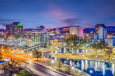 Huntsville, Alabama, ABD Skyline