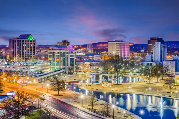 Huntsville, Alabama, USA Skyline — Stock Photo, Image