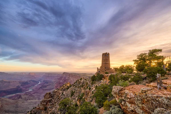 Desert View vakttorn på Grand Canyon — Stockfoto