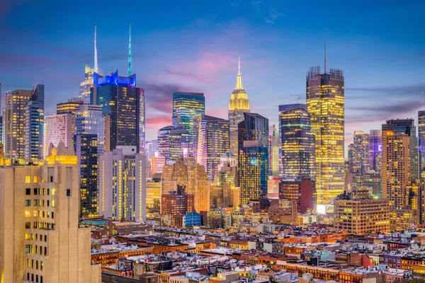 Ciudad de Nueva York Midtown Cityscape — Foto de Stock