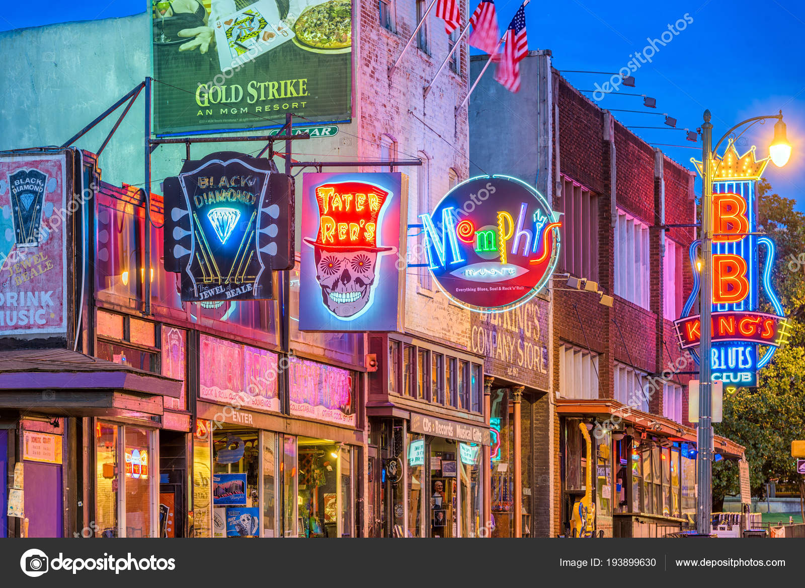 Memphis Tennessee Beale Street – Stock Editorial Photo © sepavone