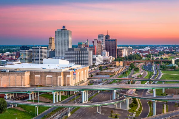 Memphis, Tennessee, EUA Skyline — Fotografia de Stock
