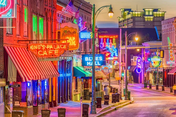 テネシー州メンフィス ビール ストリート — ストック写真