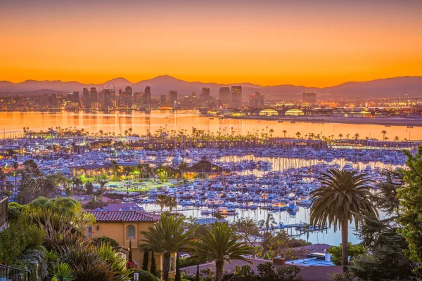 San Diego, California, USA Skyline — Stock Photo, Image