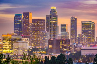 Los Angeles, Kaliforniya, ABD skyline