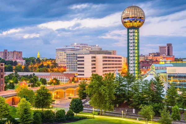 Skyline di Knoxville, Tennessee, Stati Uniti — Foto Stock