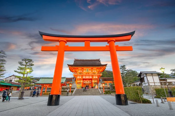 Kyoto, japan bei fushimi inari — Stockfoto