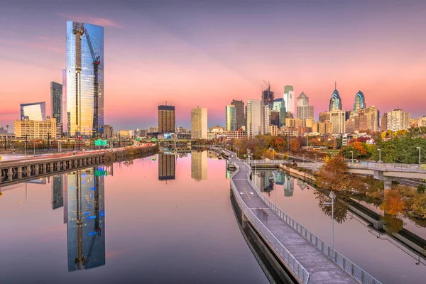 Philadelphia, Pennsylvania, Usa Skyline — Stockfoto