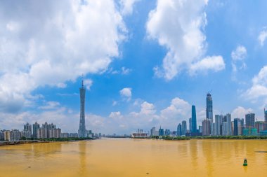 Guangzhou, Çin şehir manzarası