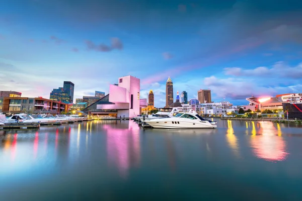 Cleveland, Ohio, Stati Uniti d'America skyline della città — Foto Stock