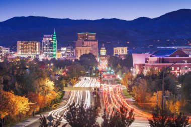 Boise, Idaho, Usa şehir merkezi 