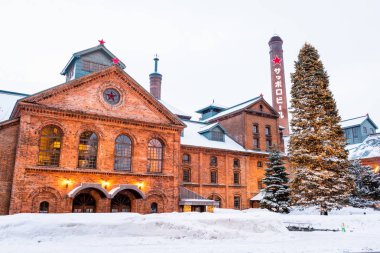 Geceleri Sapporo Bira Müzesi