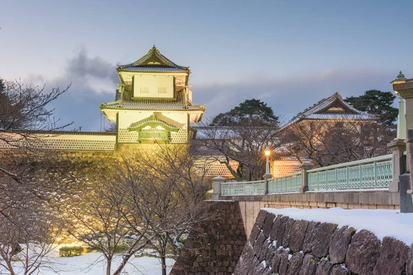Kanazawa, Japón en el Castillo de Kanazawa — Foto de Stock