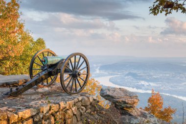 Chattanooga, Tennessee, Gözcü Dağından Usa manzarası 