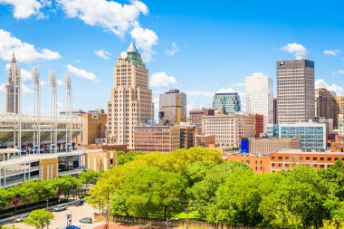 Cleveland, Ohio, Amerika Birleşik Devletleri şehir şehir manzarası